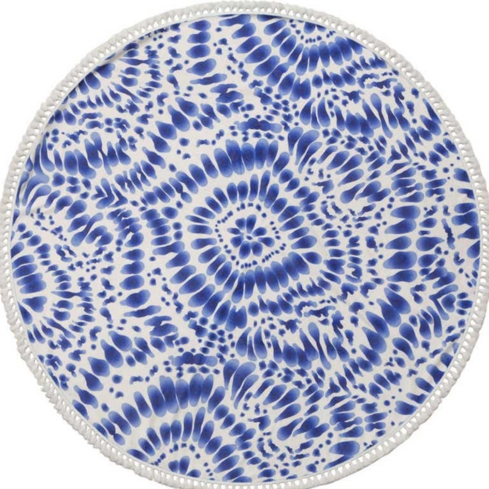 🆕️Enchante Home Round Tassel Trim Beach Towel